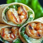 Grilled Shrimp Caesar Wraps