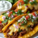 Loaded Cheesy Pocket Tacos