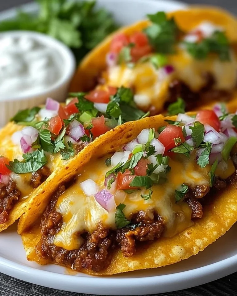 Loaded Cheesy Pocket Tacos