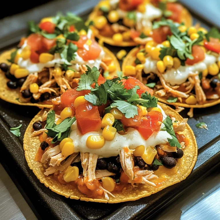 Mexican Rotisserie Chicken Tostadas
