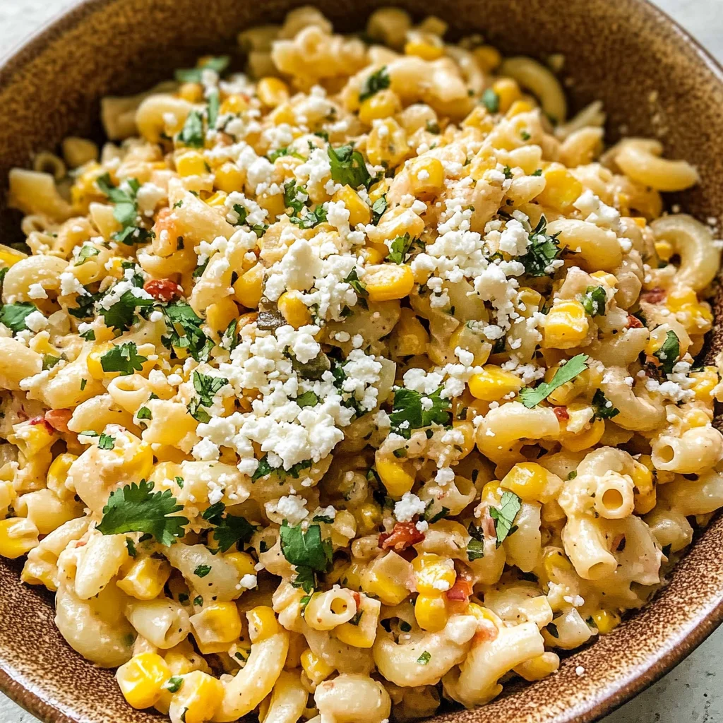 Mexican Street Corn Pasta Salad