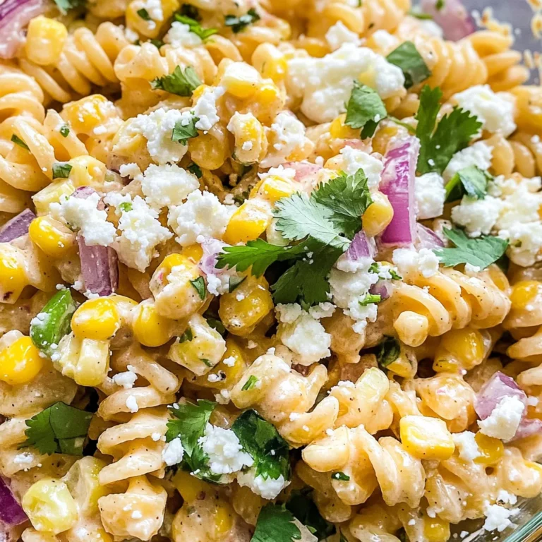 Mexican Street Corn Pasta Salad