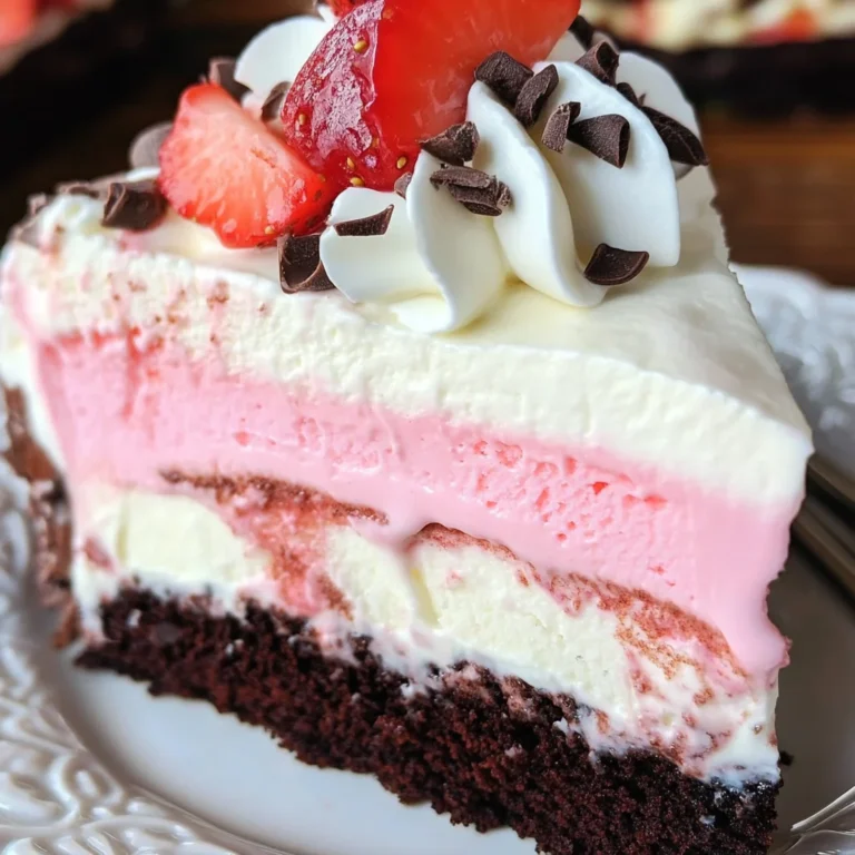 Neapolitan Ice Cream Cake