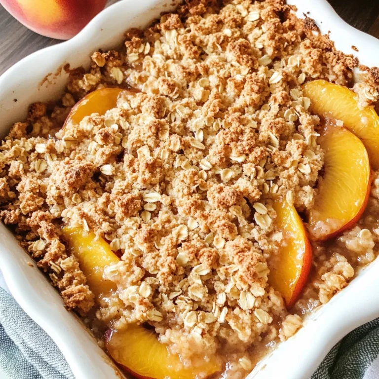 Peach Crisp