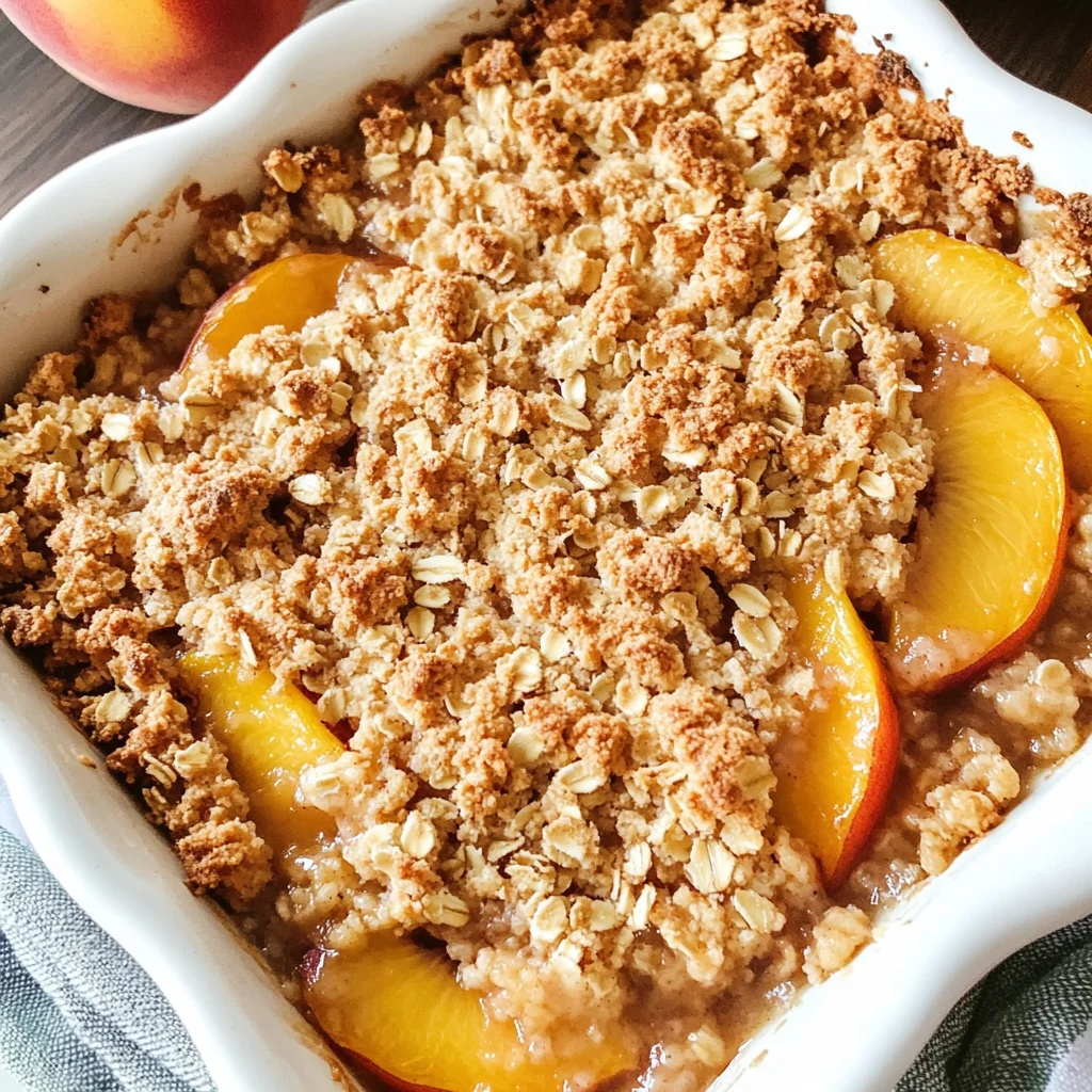 Peach Crisp