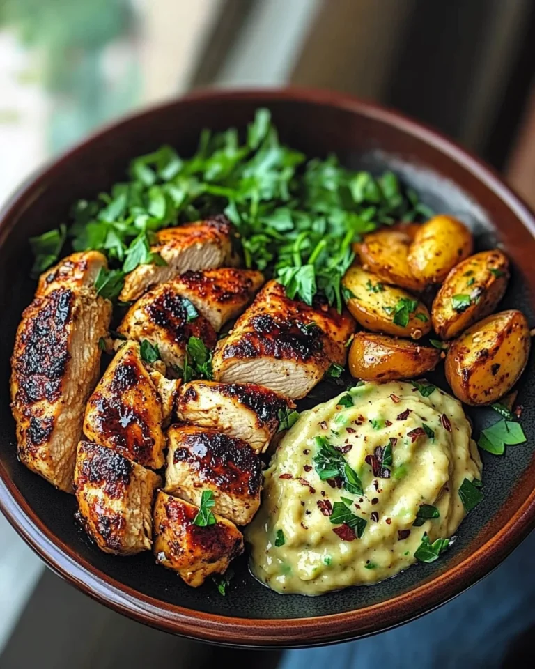 Spicy Greek Hot Honey Chicken with Avocado Tahini Alfredo