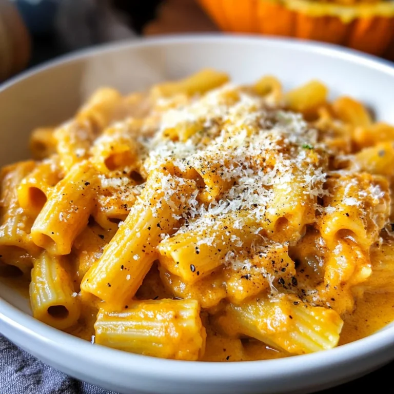 Creamy Parmesan Pumpkin Pasta