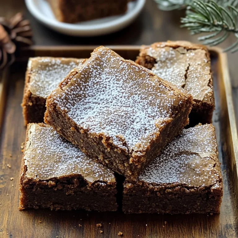 Gingerbread Brownies
