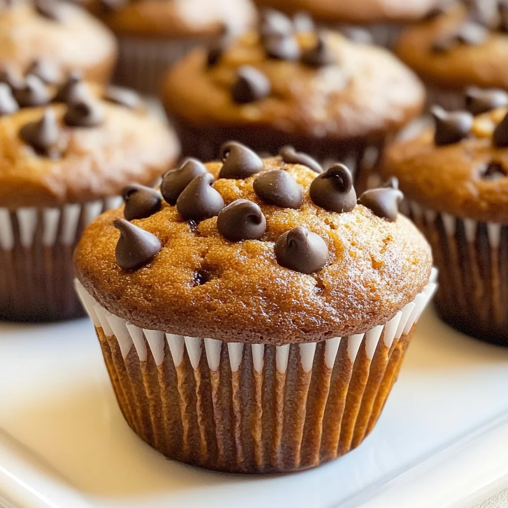 Pumpkin Chocolate Chip Muffins