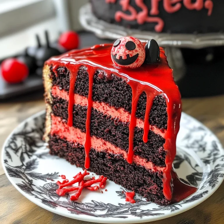 Spooky Halloween Marble Cake