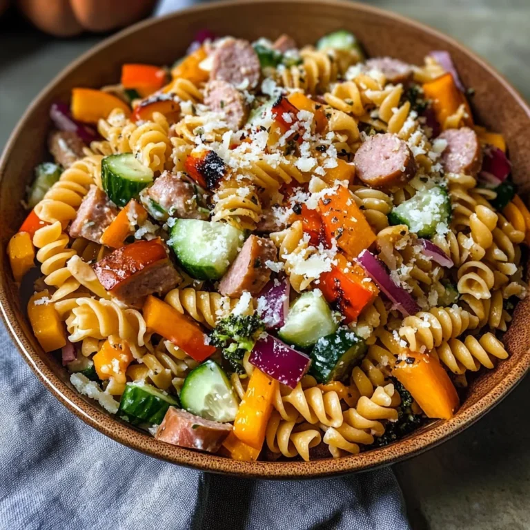 UpChuckin' Pumpkin Loaded Pasta Salad