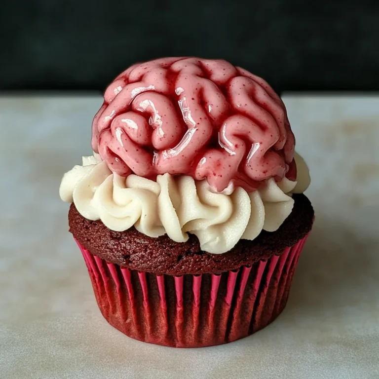 Bleeding Brain Cupcakes
