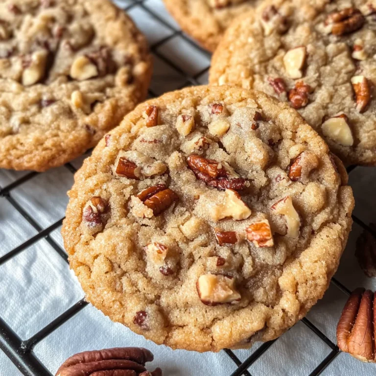 Bourbon Toffee Cookies