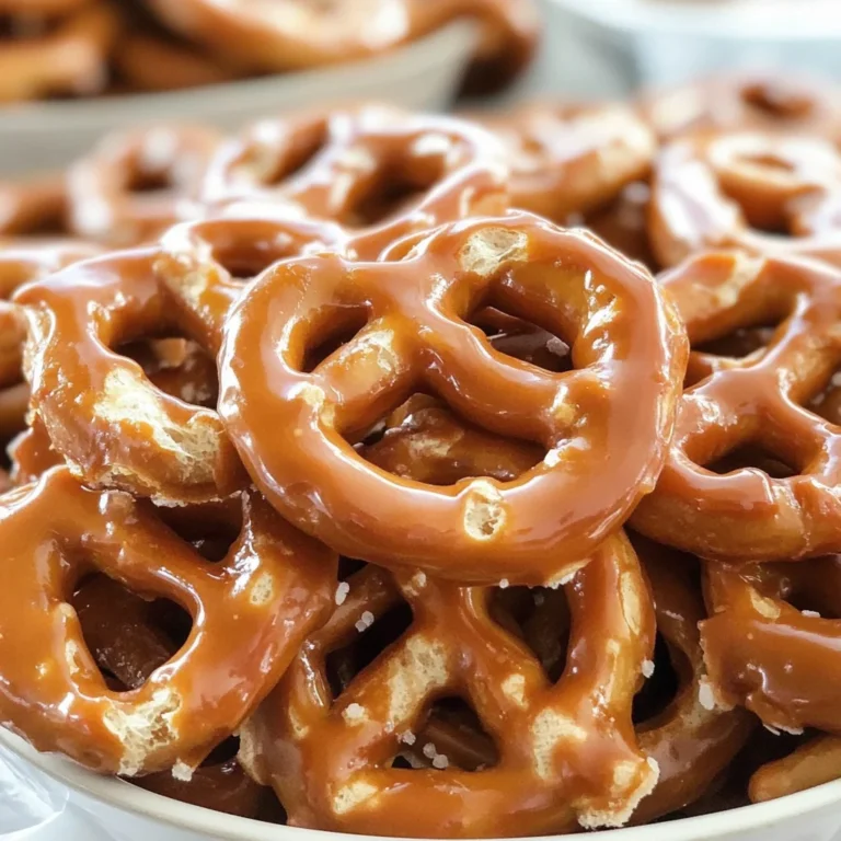 Caramel Pretzels