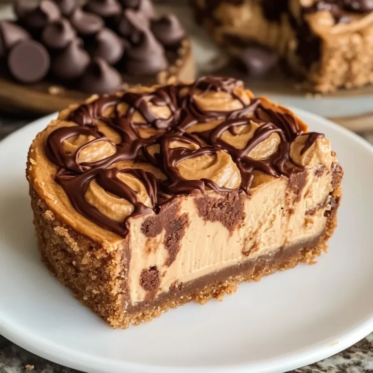 Chocolate Peanut Butter Swirl Cheesecake