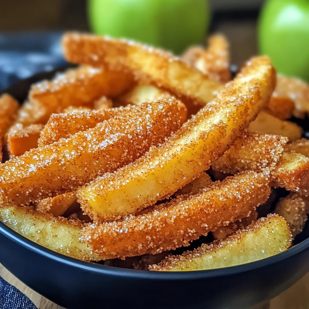 Crispy Air Fryer Apple Fries