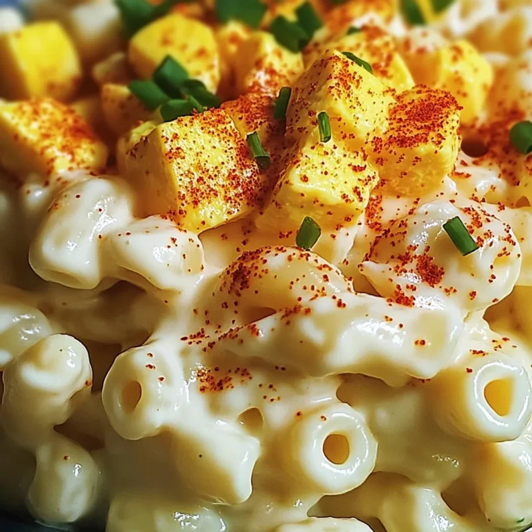 Deviled Egg Macaroni Salad