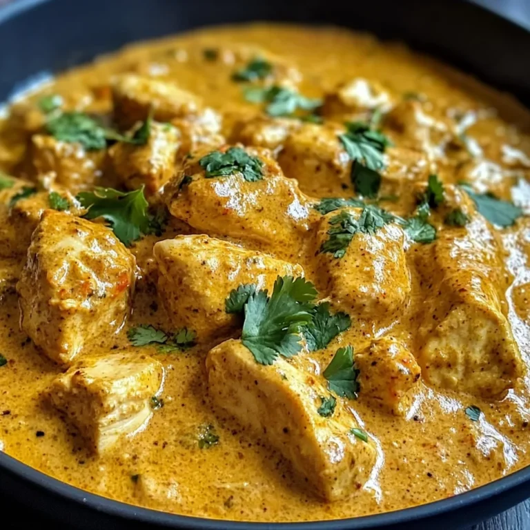 Easy Homemade Chicken Korma with Flatbread or Rice