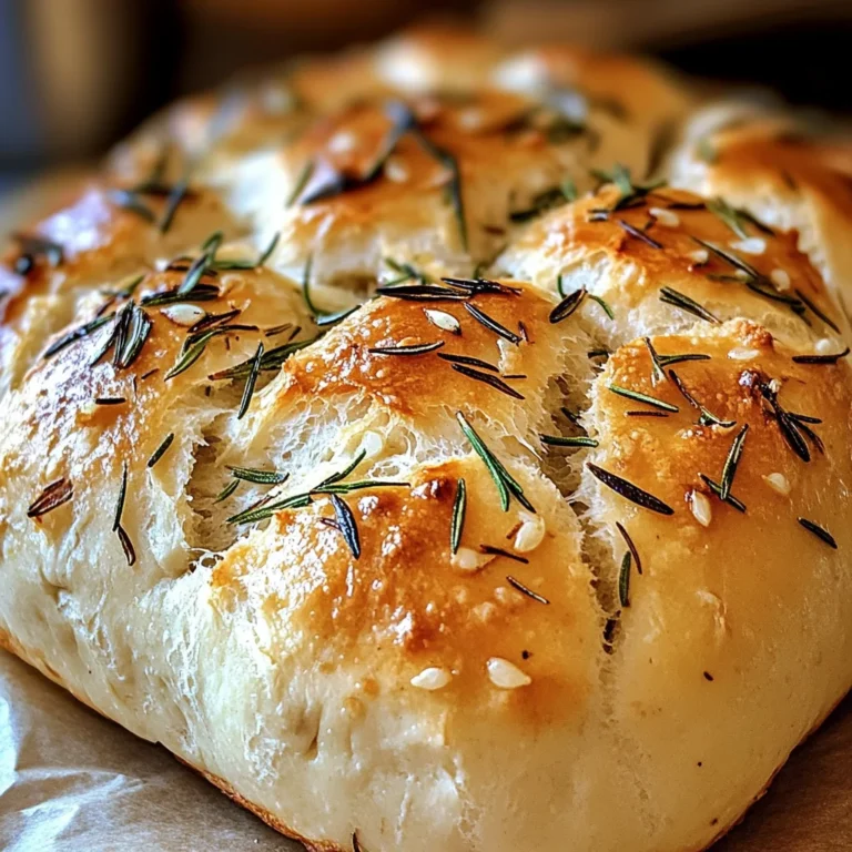 Easy Roasted Garlic Rosemary Artisan Bread – The Best Homemade Loaf