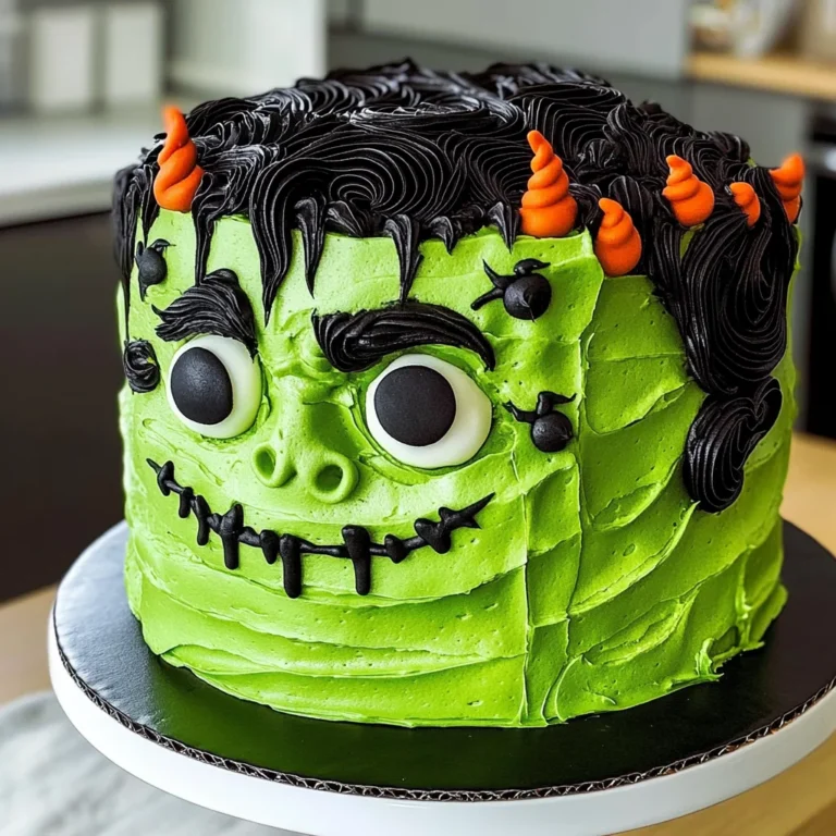 Frankenstein Cake