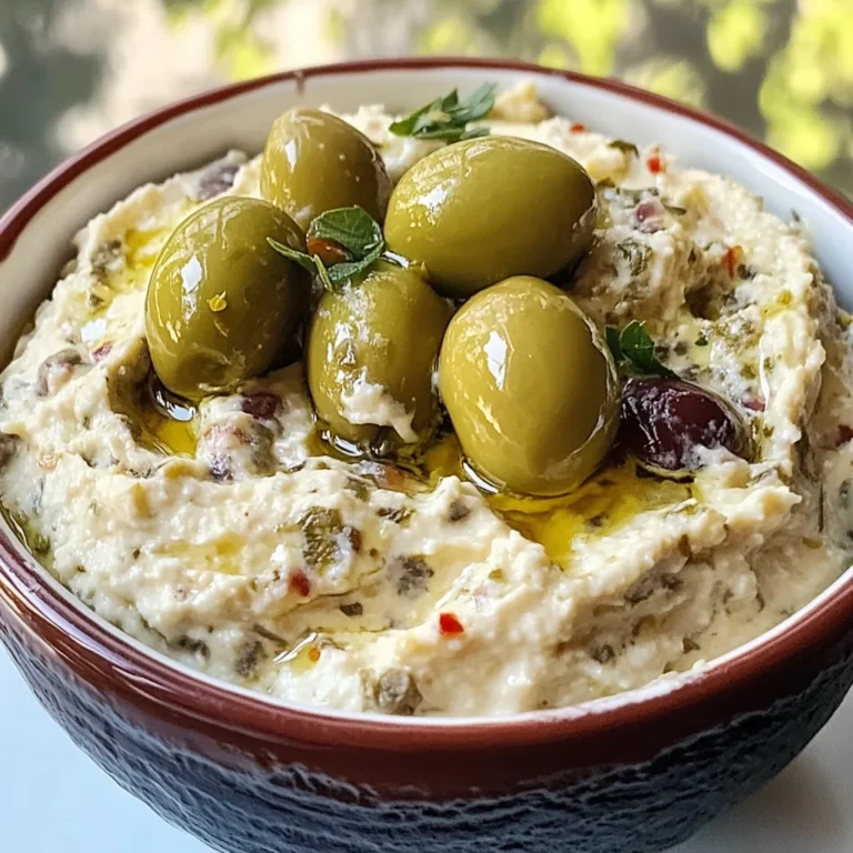 Green Olive Dip – Easy Creamy Party Favorite