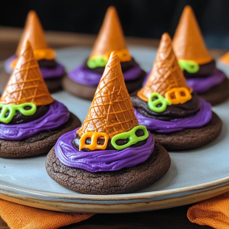 Halloween Witch Hat Cookies