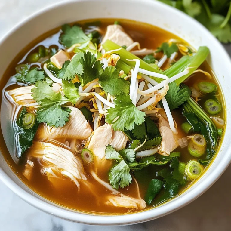 Hearty Bokchoy Chicken Soup