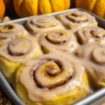 Homemade Pumpkin Chai Cinnamon Rolls