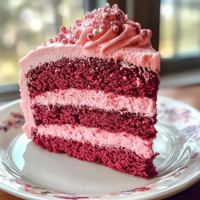 Mother's Day Pink Velvet Cake