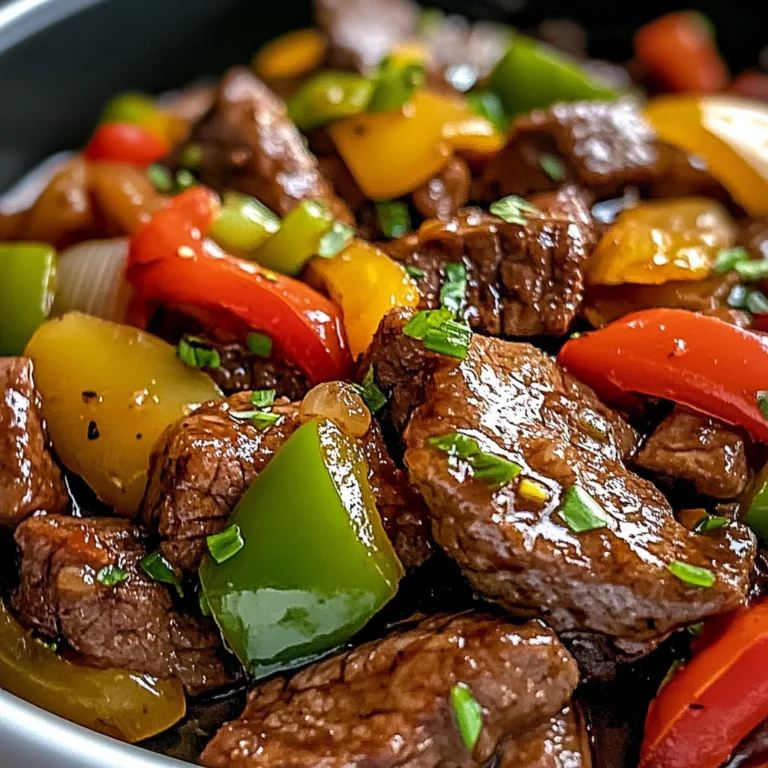 Pepper Steak in a Crock Pot