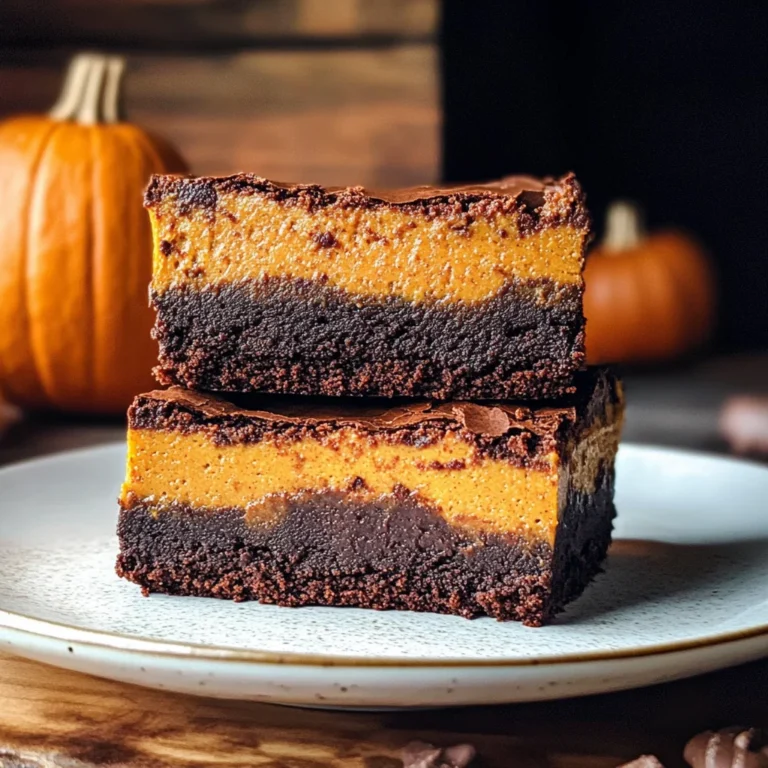 Pumpkin Brownies