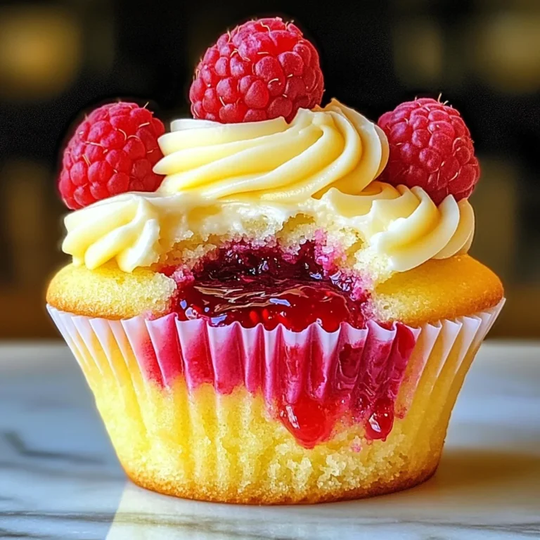 Raspberry Lemon Heaven Cupcakes