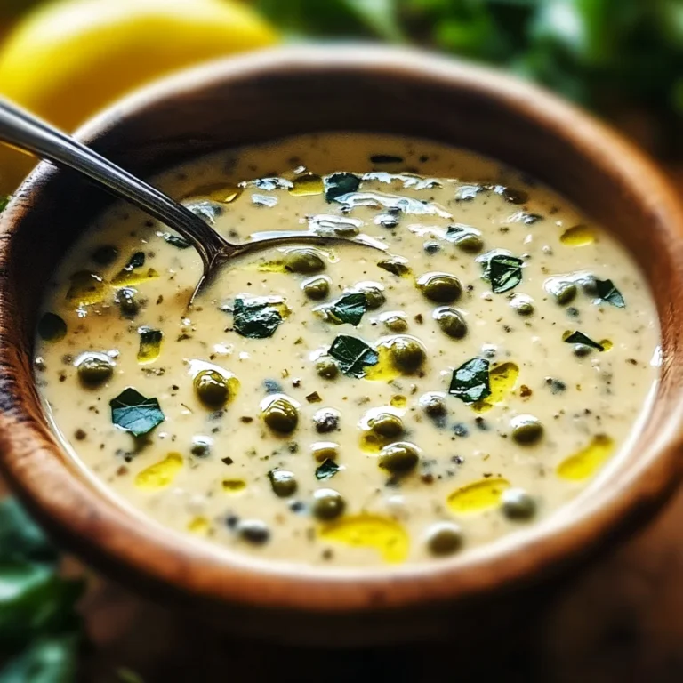 Simple Lemon Caper Sauce