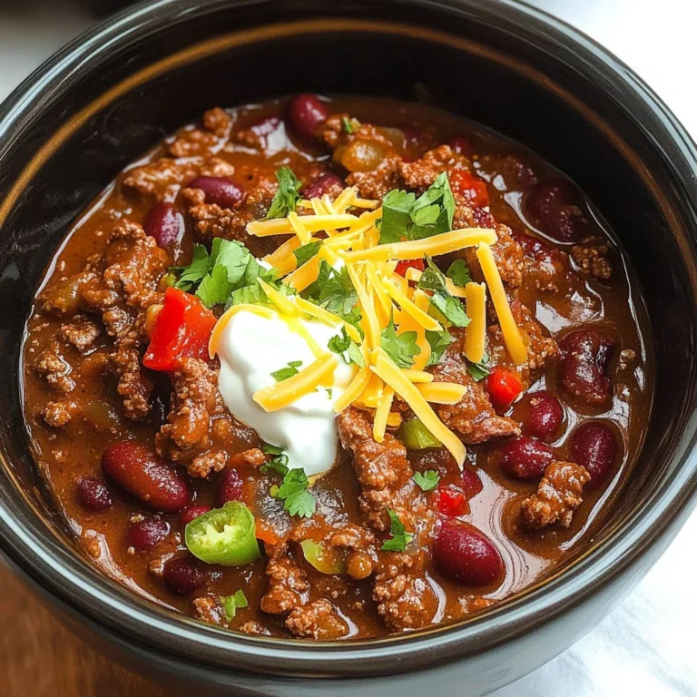 Slow Cooker Chili Con Carne