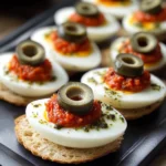 Spooky Deviled Eyeballs