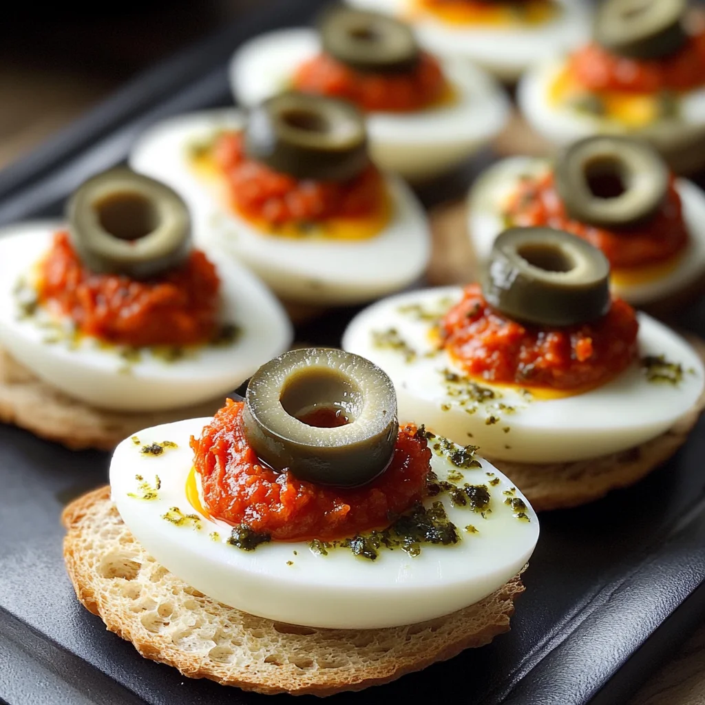 Spooky Deviled Eyeballs