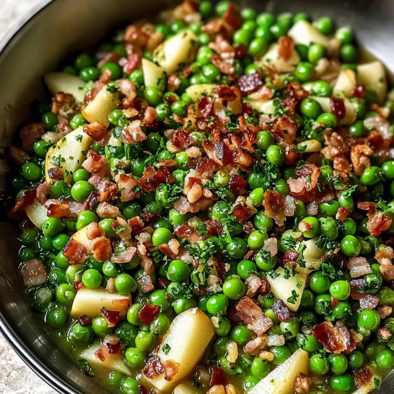 Thanksgiving Peas (with Pear and Pancetta)