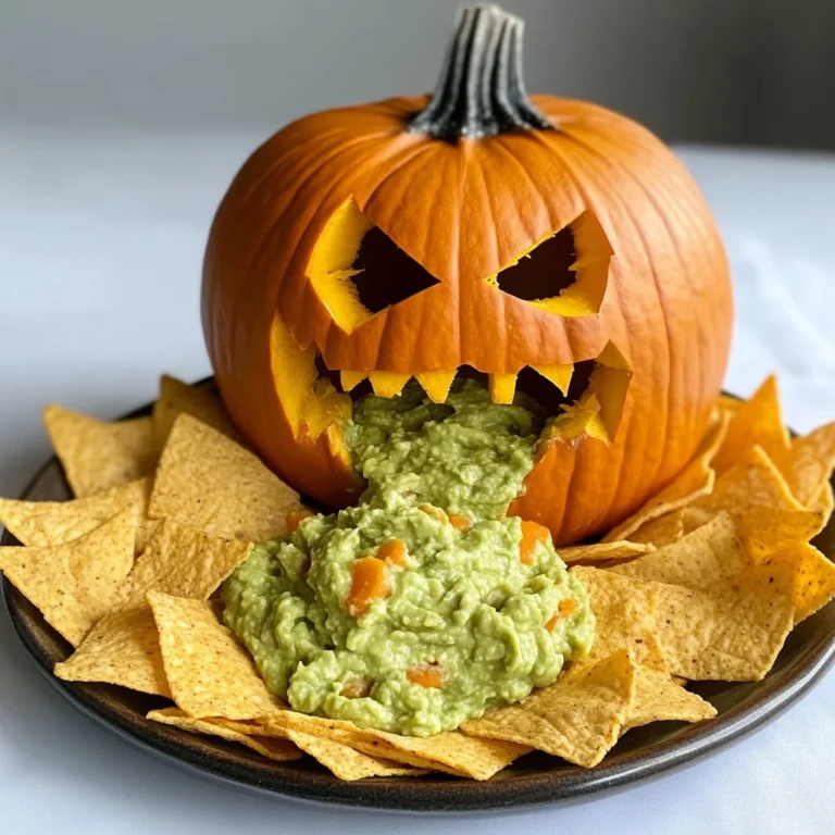 Throwing Up Pumpkin Guacamole Recipe