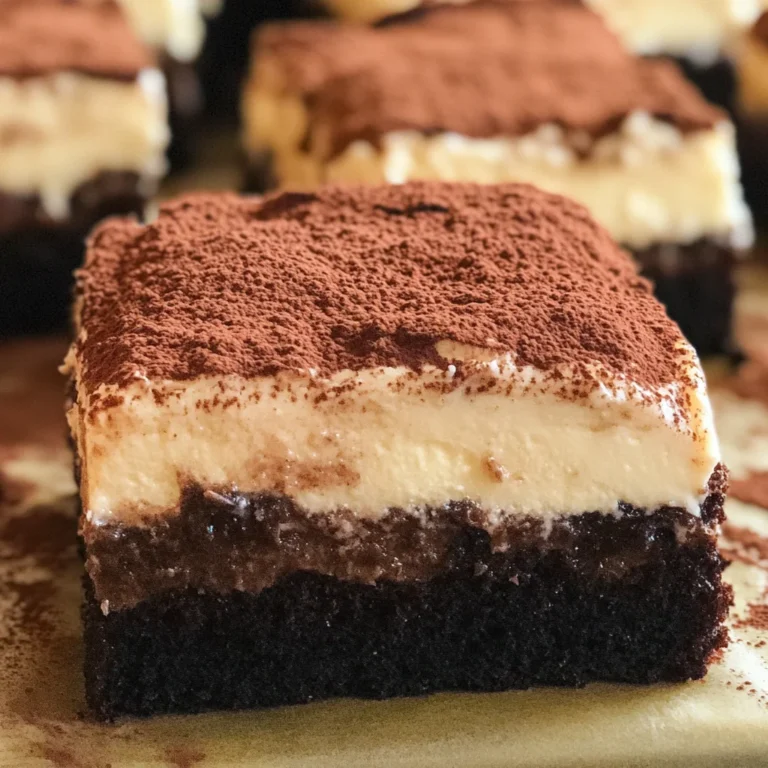 Tiramisu Brownies