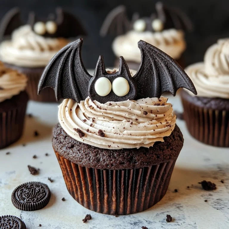 Vegan Oreo Bat Cupcakes