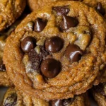 Vegan Soft Pumpkin Chocolate Chip Cookies