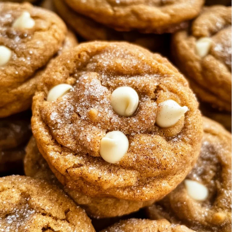 White Chocolate Pumpkin Snickerdoodles