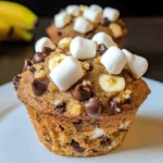 Banana S’mores Muffins