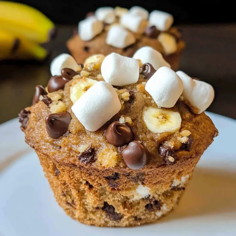 Banana S’mores Muffins