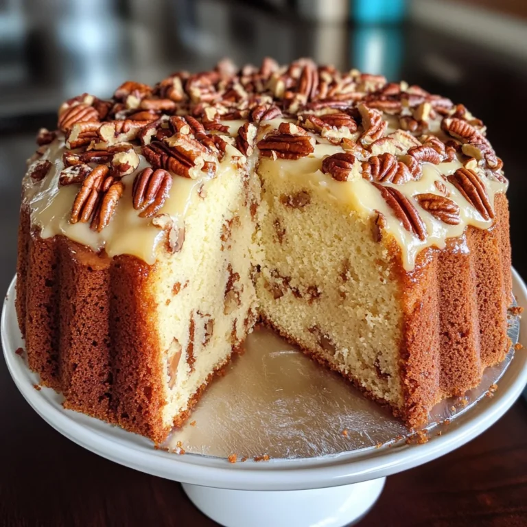 Butter Pecan Pound Cake