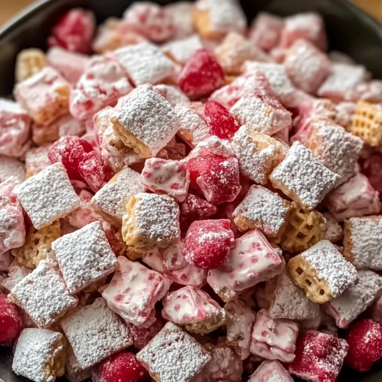 Cherry Cheesecake Puppy Chow