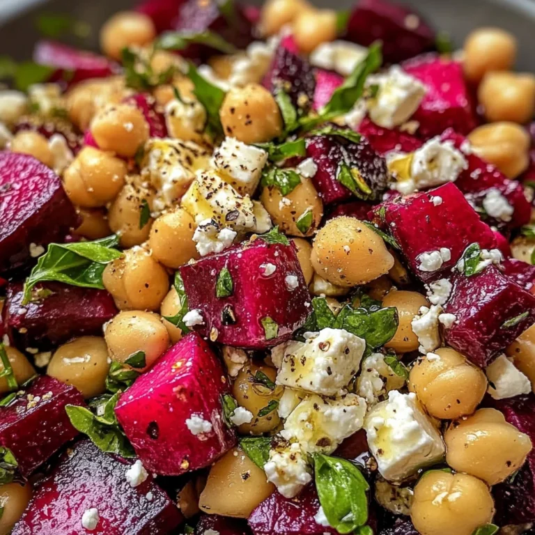 Chickpea, Beet and Feta Salad