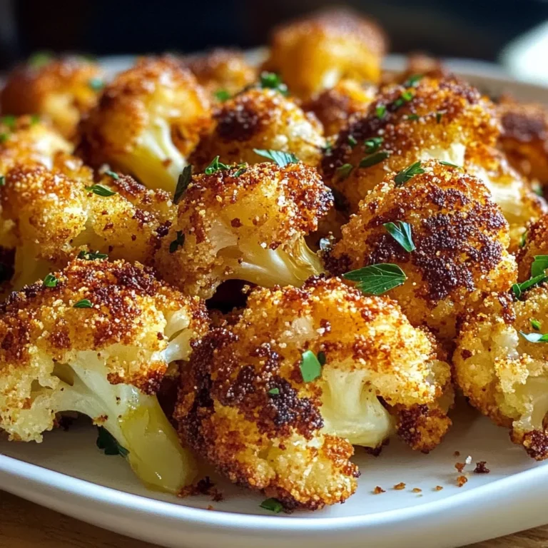 Crispy Roasted Cauliflower