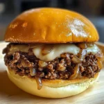 French Onion Beef Sloppy Joes
