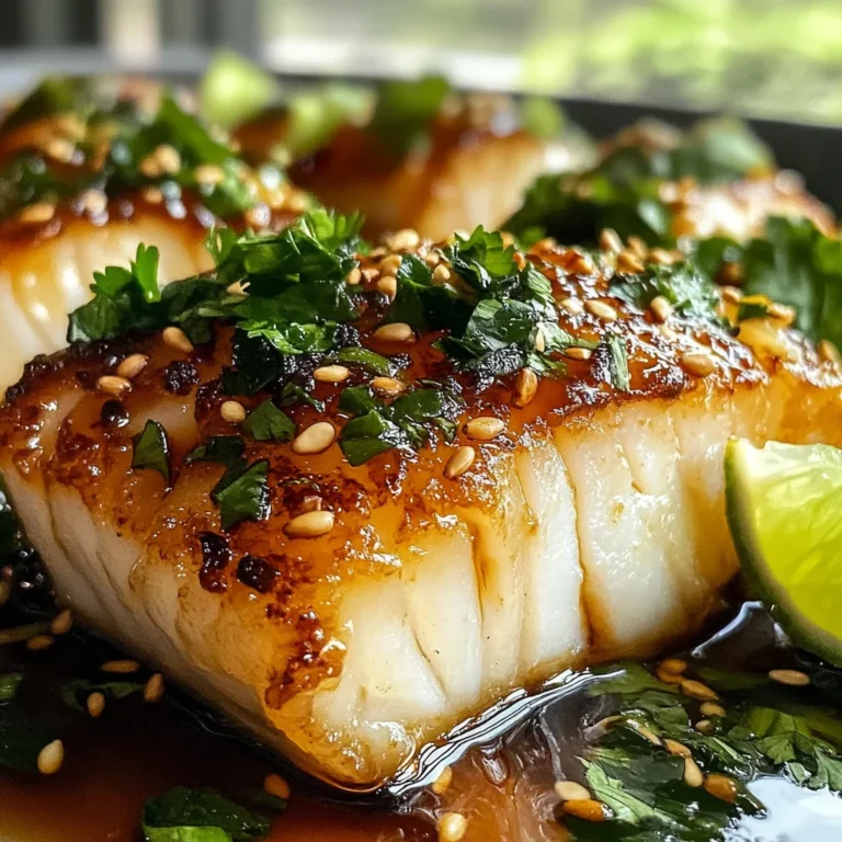Ginger Soy Glazed Cod: A Flavorful and Healthy Seafood Dish